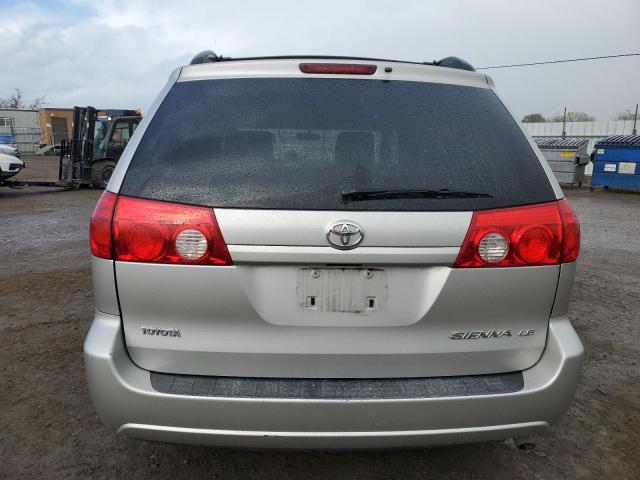 5TDZA23C06S587070 - 2006 TOYOTA SIENNA CE SILVER photo 6