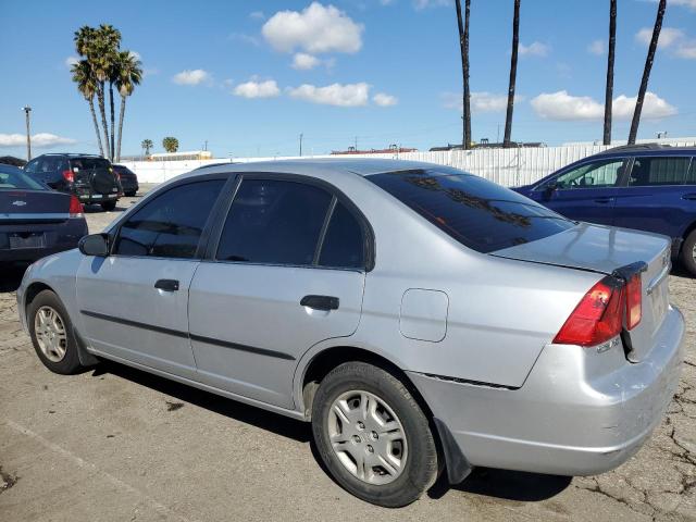 2HGES15221H547589 - 2001 HONDA CIVIC DX SILVER photo 2