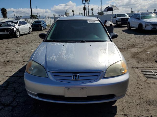 2HGES15221H547589 - 2001 HONDA CIVIC DX SILVER photo 5