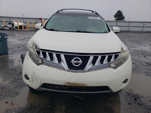 JN8AZ18W19W106237 - 2009 NISSAN MURANO S WHITE photo 5