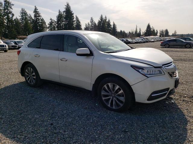 5FRYD4H45FB014507 - 2015 ACURA MDX TECHNOLOGY 白色 照片 4