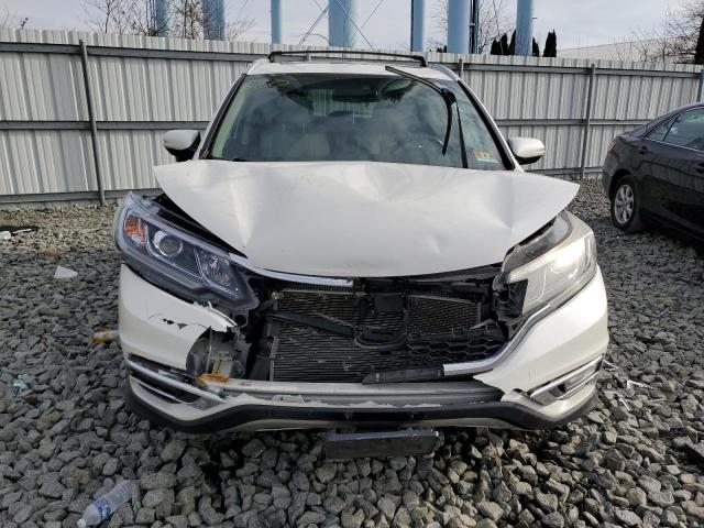 5J6RM4H99FL076811 - 2015 HONDA CR-V TOURING WHITE photo 5