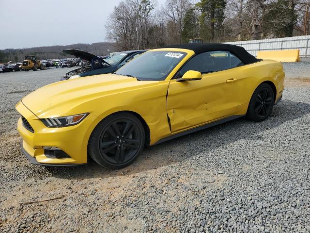 1FATP8UH1G5268498 - 2016 FORD MUSTANG YELLOW photo 1