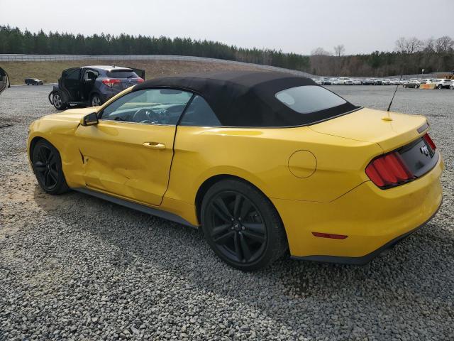 1FATP8UH1G5268498 - 2016 FORD MUSTANG YELLOW photo 2