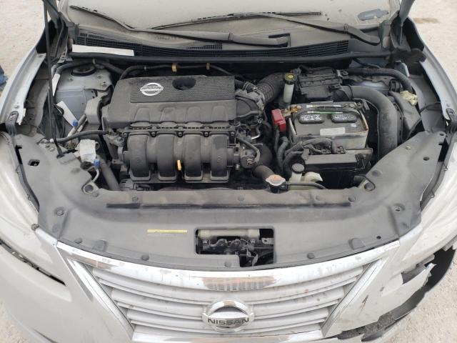 3N1AB7AP1EL683715 - 2014 NISSAN SENTRA S SILVER photo 11