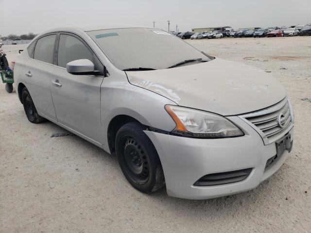 3N1AB7AP1EL683715 - 2014 NISSAN SENTRA S SILVER photo 4