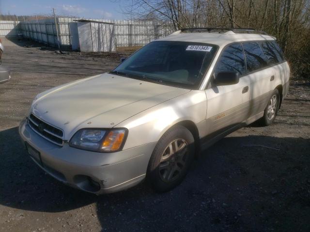 4S3BH665227658274 - 2002 SUBARU LEGACY OUTBACK WHITE photo 1