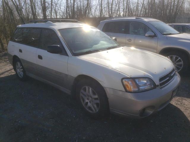 4S3BH665227658274 - 2002 SUBARU LEGACY OUTBACK WHITE photo 4