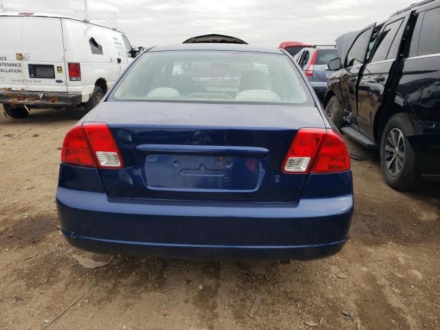 2HGES26751H533931 - 2001 HONDA CIVIC EX BLUE photo 6