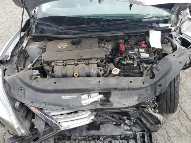 3N1AB7AP8FL633363 - 2015 NISSAN SENTRA S SILVER photo 11