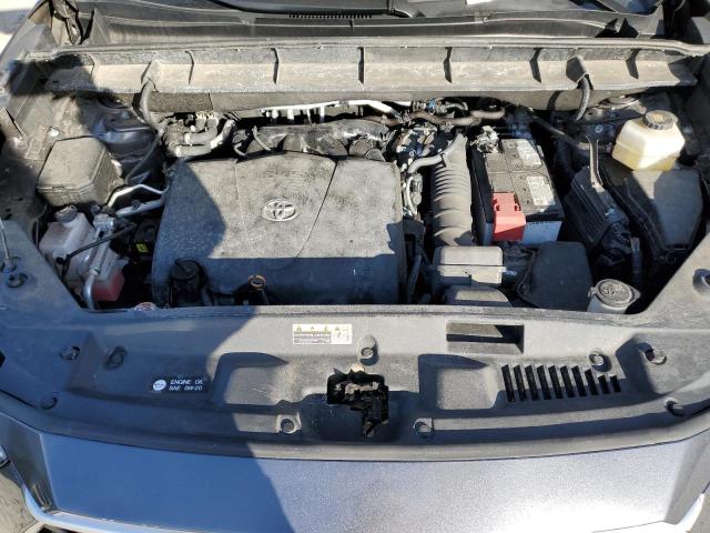 5TDGZRBH0NS213109 - 2022 TOYOTA HIGHLANDER XLE GRAY photo 12