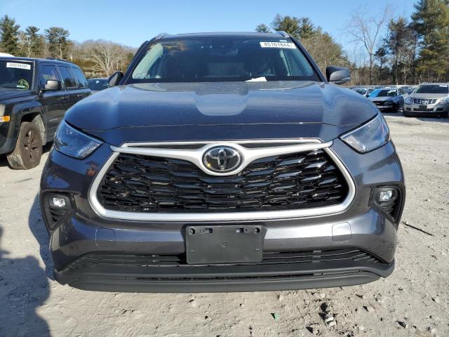 5TDGZRBH0NS213109 - 2022 TOYOTA HIGHLANDER XLE GRAY photo 5