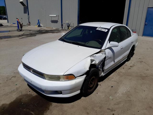 4A3AA46G9YE100705 - 2000 MITSUBISHI GALANT ES WHITE photo 1