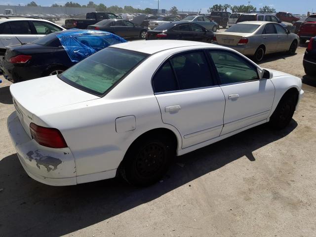 4A3AA46G9YE100705 - 2000 MITSUBISHI GALANT ES WHITE photo 3