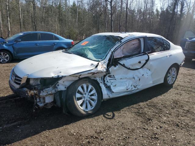 1HGCR2F87DA804311 - 2013 HONDA ACCORD EXL WHITE photo 1