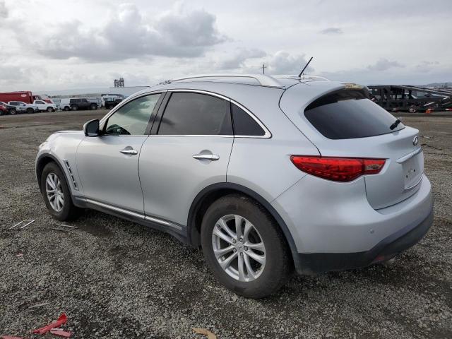 JN8CS1MW4HM411406 - 2017 INFINITI QX70 SILVER photo 2