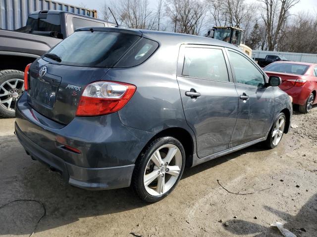 2T1KE40E79C023274 - 2009 TOYOTA COROLLA MA S GRAY photo 3