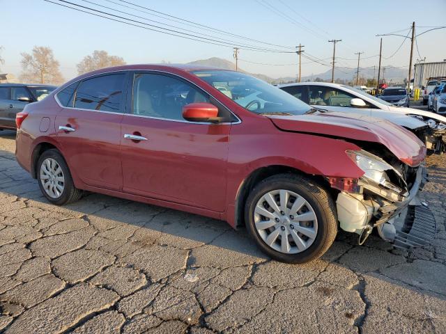 3N1AB7AP1HL646975 - 2017 NISSAN SENTRA S RED photo 4