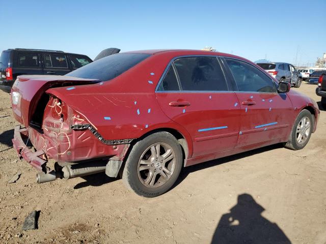 1HGCM56717A038202 - 2007 HONDA ACCORD EX MAROON photo 3