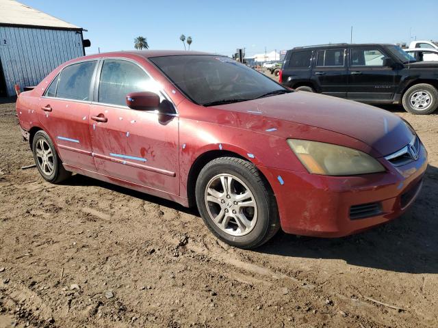 1HGCM56717A038202 - 2007 HONDA ACCORD EX MAROON photo 4