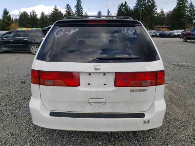 2HKRL18651H588625 - 2001 HONDA ODYSSEY EX WHITE photo 6