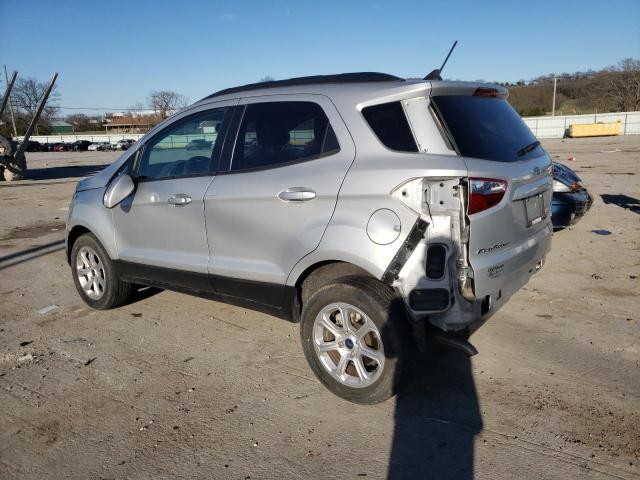 MAJ6S3GL0LC332258 - 2020 FORD ECOSPORT SE SILVER photo 2