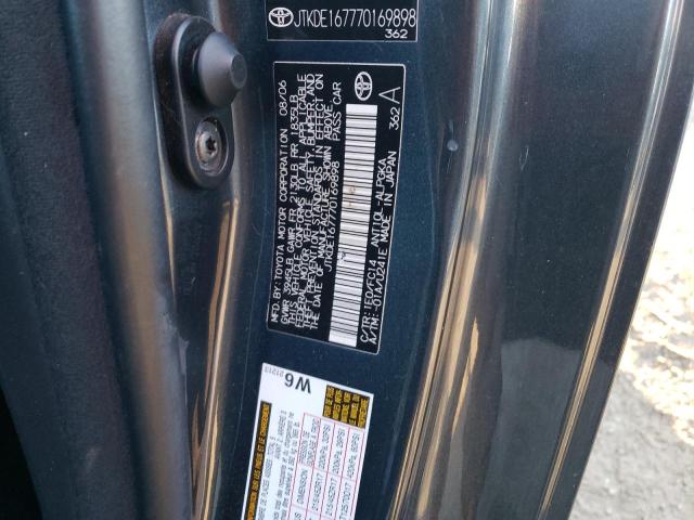 JTKDE167770169898 - 2007 TOYOTA SCION TC 灰色 照片 12