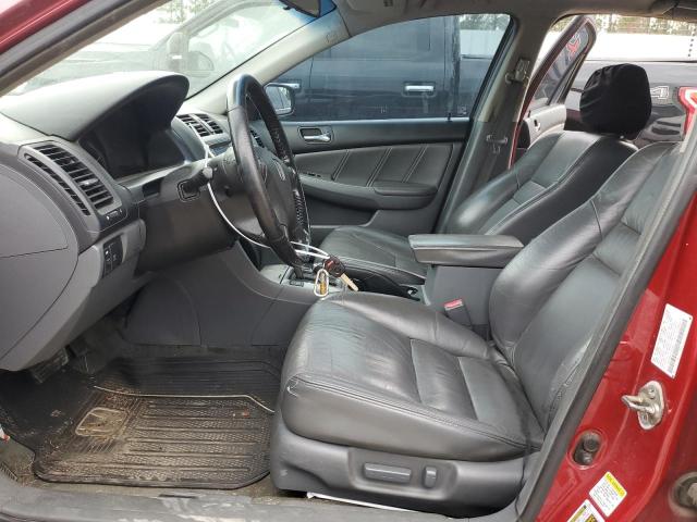 1HGCM66587A048522 - 2007 HONDA ACCORD EX RED photo 7