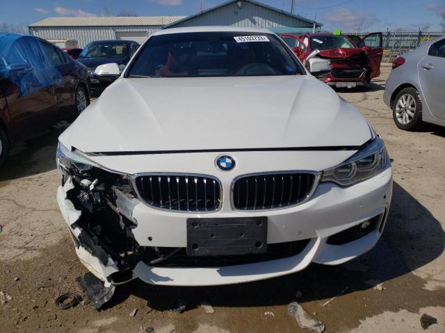 WBA3T7C5XG5A37879 - 2016 BMW 435 XI WHITE photo 5