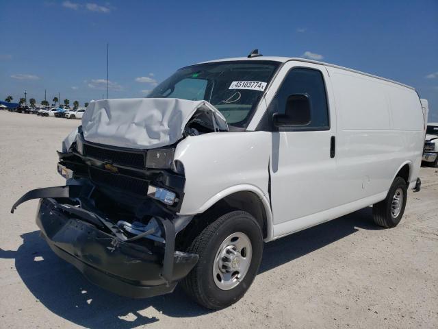 1GCWGAFP5P1164834 - 2023 CHEVROLET EXPRESS G2 WHITE photo 1