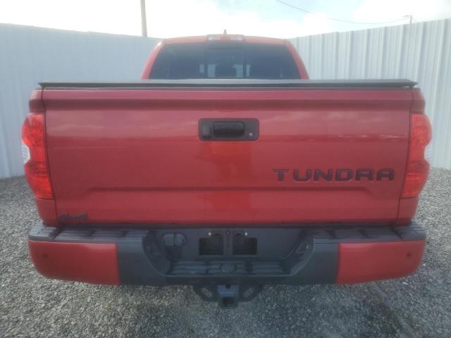 5TFUY5F1XLX907714 - 2020 TOYOTA TUNDRA DOUBLE CAB SR/SR5 MAROON photo 6