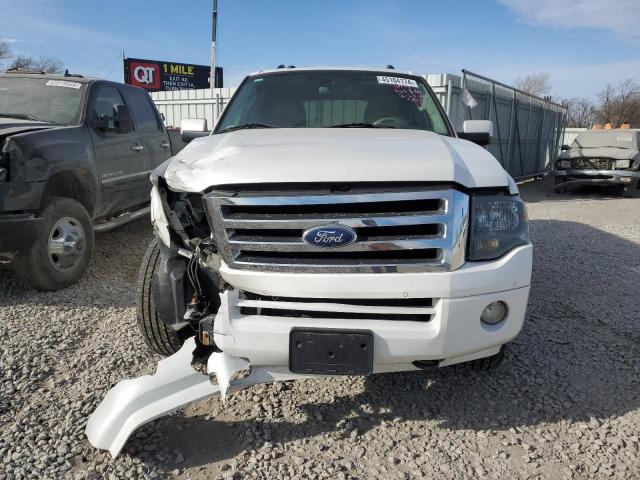 1FMJU2A52CEF13607 - 2012 FORD EXPEDITION LIMITED WHITE photo 5