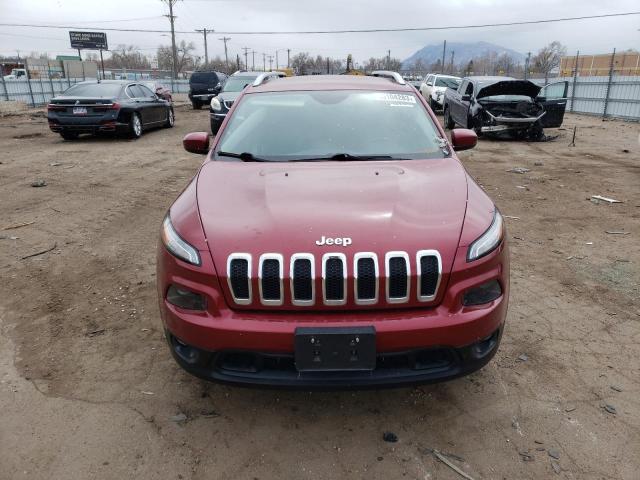 1C4PJMCB9GW109452 - 2016 JEEP CHEROKEE LATITUDE RED photo 5