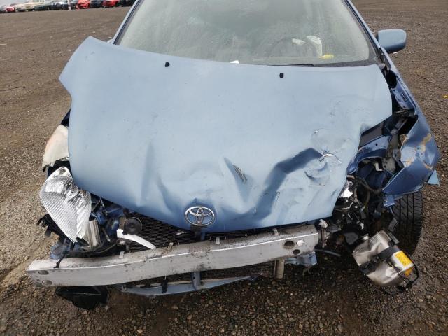 JTDKB20U377562882 - 2007 TOYOTA PRIUS BLUE photo 11