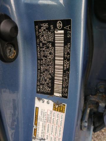 JTDKB20U377562882 - 2007 TOYOTA PRIUS BLUE photo 12