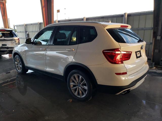 5UXWZ7C54F0M82916 - 2015 BMW X3 SDRIVE28I WHITE photo 2