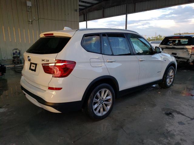 5UXWZ7C54F0M82916 - 2015 BMW X3 SDRIVE28I WHITE photo 3