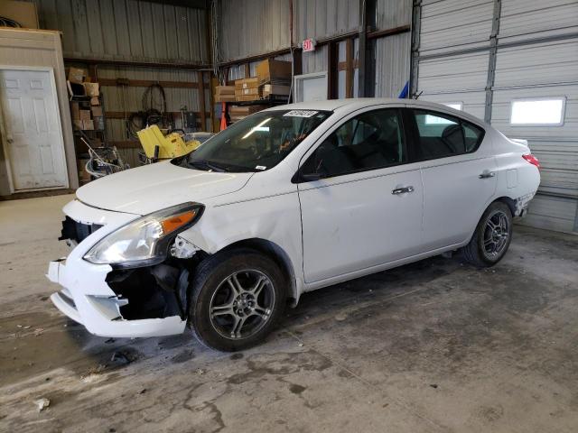 3N1CN7AP6FL835084 - 2015 NISSAN VERSA S WHITE photo 1