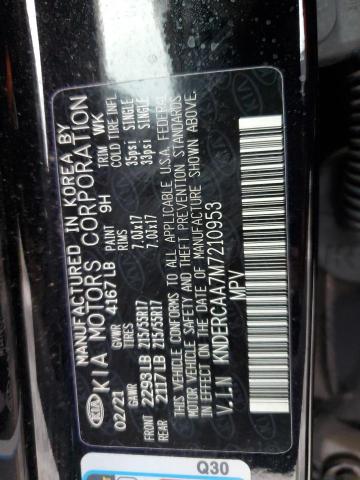 KNDERCAA7M7210953 - 2021 KIA SELTOS EX BLACK photo 13