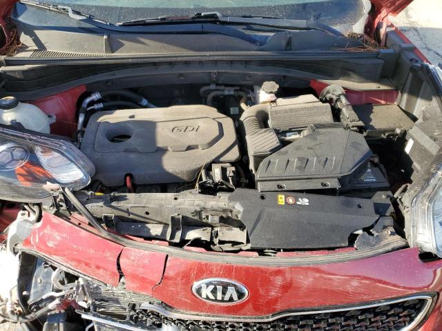 KNDPMCAC0H7280535 - 2017 KIA SPORTAGE LX RED photo 12