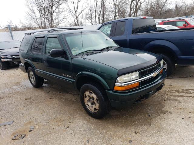 1GNDT13W02K201040 - 2002 CHEVROLET BLAZER GREEN photo 4