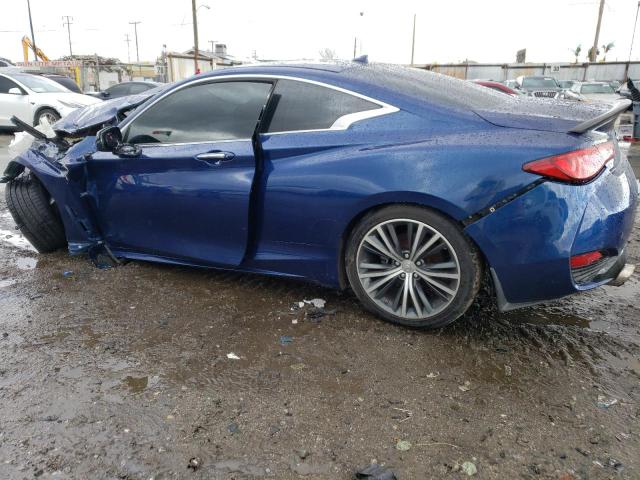 JN1EV7EK4JM340694 - 2018 INFINITI Q60 LUXE 300 BLUE photo 2