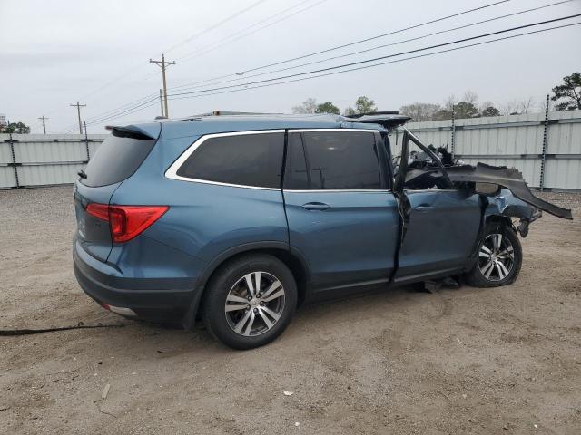 5FNYF5H52HB040303 - 2017 HONDA PILOT EXL BLUE photo 3