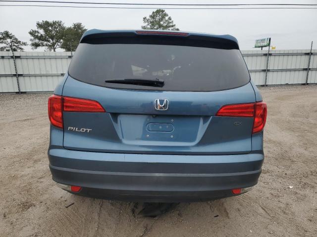 5FNYF5H52HB040303 - 2017 HONDA PILOT EXL BLUE photo 6