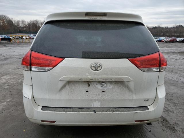 5TDKA3DC0CS015708 - 2012 TOYOTA SIENNA BASE WHITE photo 6