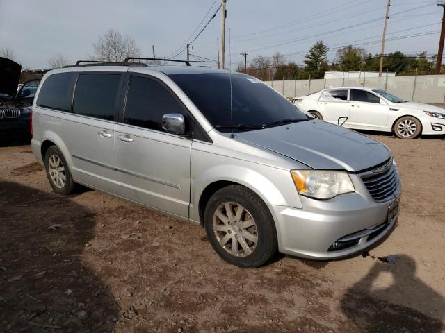 2C4RC1CG6CR124765 - 2012 CHRYSLER TOWN & COU TOURING L SILVER photo 4