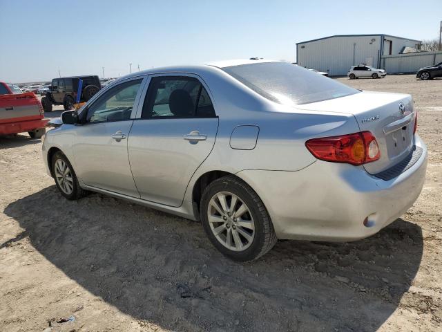 1NXBU4EE6AZ258926 - 2010 TOYOTA CORROLLA BASE SILVER photo 2