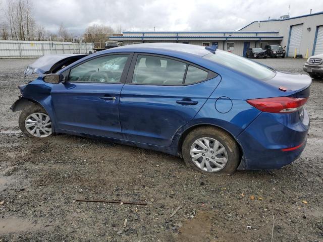 5NPD74LF9JH388208 - 2018 HYUNDAI ELANTRA SE BLUE photo 2