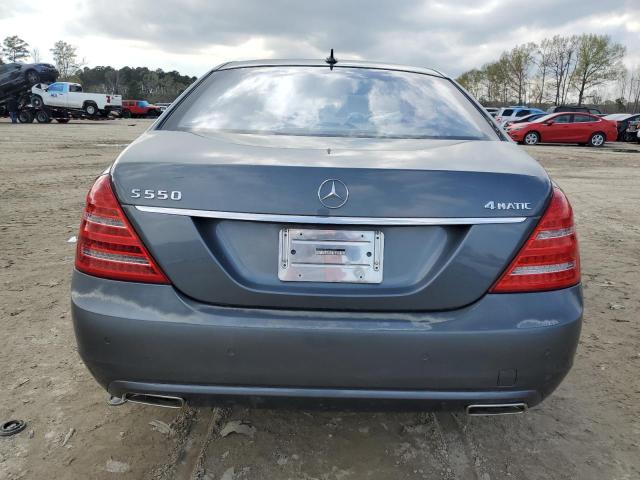 WDDNG8GB7AA360780 - 2010 MERCEDES-BENZ S 550 4MATIC GRAY photo 6