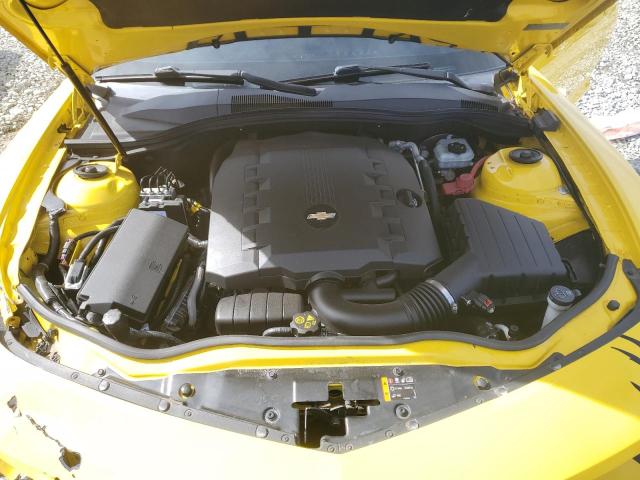 2G1FF1E37C9142754 - 2012 CHEVROLET CAMARO LT YELLOW photo 11